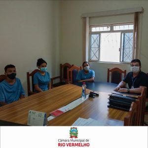 Leia mais sobre o artigo A Câmara Municipal de Rio  Vermelho/MG, recebeu na  manhã desta terça feira, 28/09/2021, a visita do Senhor Rogério (Psicólogo) da Assprom-Associação Profissionalizante do Menor de Belo Horizonte/MG.
