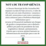 Nota de transparência