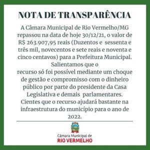 Leia mais sobre o artigo Nota de transparência