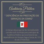 CONVITE – Audiência Pública