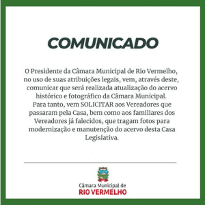 Leia mais sobre o artigo Comunicado