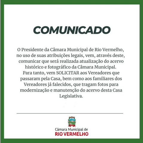 Leia mais sobre o artigo Comunicado