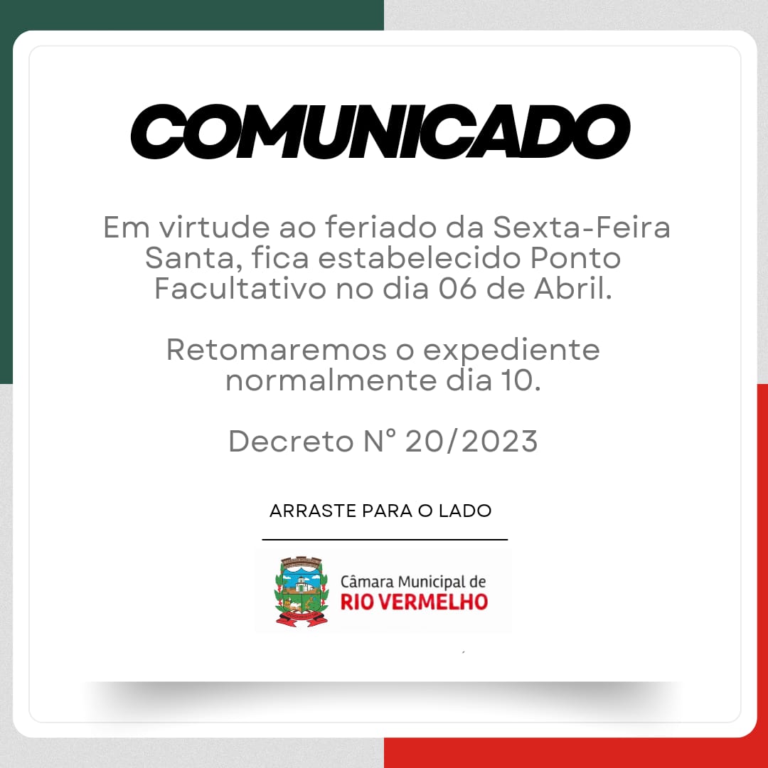 No momento, você está visualizando Comunicado!