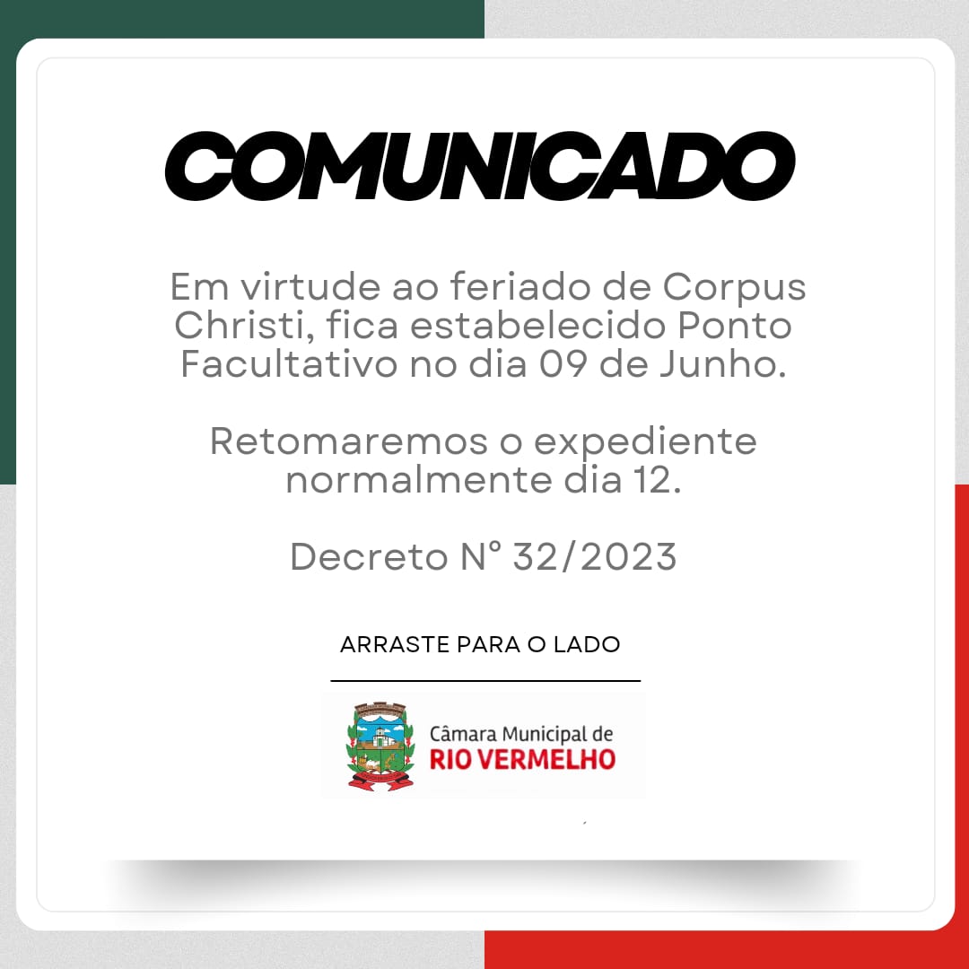 No momento, você está visualizando Comunicado!