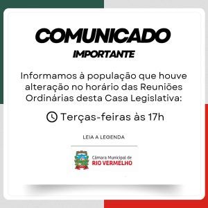Leia mais sobre o artigo Comunicado!
