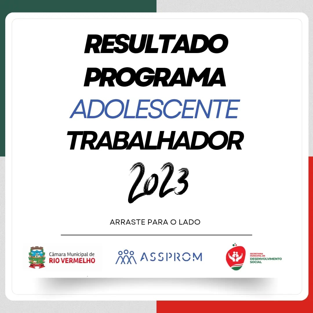 No momento, você está visualizando Confira o resultado do processo de seleção do Programa Adolescente Trabalhador.