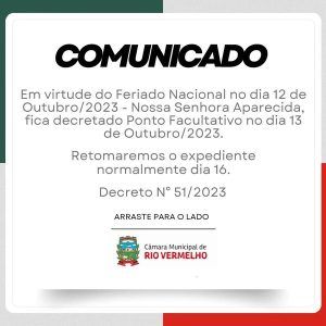 Leia mais sobre o artigo Comunicado!