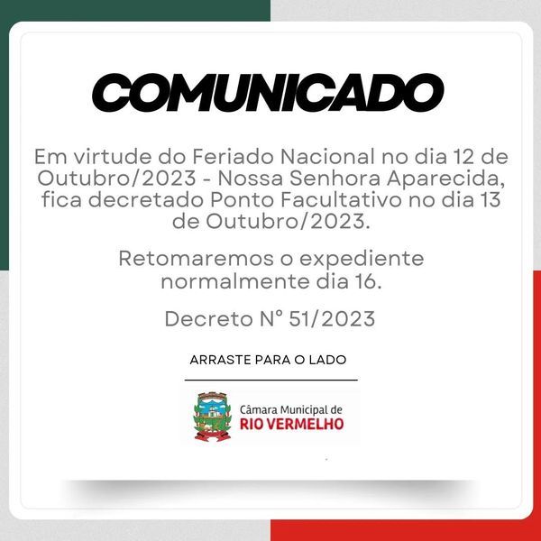 No momento, você está visualizando Comunicado!