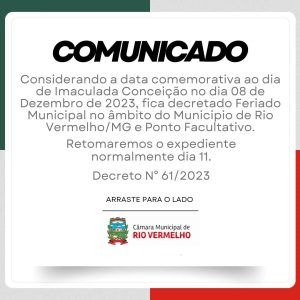 Leia mais sobre o artigo Comunicado!