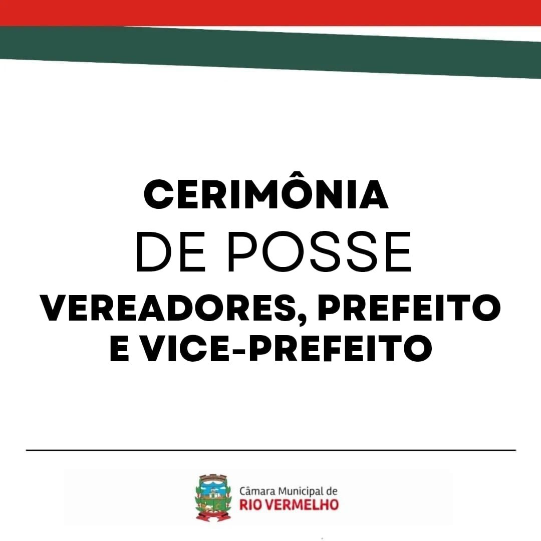 Leia mais sobre o artigo Cerimônia de Posse: Vereadores, Prefeito e Vice-Prefeito (Gestão 2025-2028)